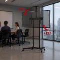 MACLEAN STAND / WÓZEK DO TV, PÓŁKA NA KAMERĘ, NA KÓŁKACH, 37-70", MAX. OBCIĄŻENIE 45KG/5KG PÓŁKA, MAX. VESA 600X400 MC-113 B - 2690634