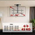 MACLEAN UCHWYT ELEKTRYCZNY DO TV, SUFITOWY, OBSŁUGA TUYA, MAX. VESA 800X400, DLA TV 43-86", MAX. 45KG MC-110 T - 2690656