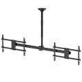 MACLEAN UCHWYT SUFITOWY DLA DWÓCH TV, MAX. OBCIĄŻENIE 2X40KG, 34-60", MAX VESA 600X400 MC-111 B - 2690658