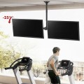 MACLEAN UCHWYT SUFITOWY DLA DWÓCH TV, MAX. OBCIĄŻENIE 2X40KG, 34-60", MAX VESA 600X400 MC-111 B - 2690666