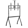 MACLEAN WÓZEK DO TV, PÓŁKA NA KAMERĘ, NA KÓŁKACH, 55-100", MAX. OBCIĄŻENIE 120KG/10KG PÓŁKA, MAX. VESA 900X600 MC-114 B - 2690670