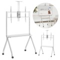 MACLEAN STAND / WÓZEK DO TV, PÓŁKA NA KAMERĘ, NA KÓŁKACH, 55-100", MAX. OBCIĄŻENIE 120KG/10KG PÓŁKA, MAX. VESA 900X600 MC-114 - 2690678