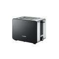 Bosch TAT7203 toster 2 kaw. 1050 W Czarny, Stal nierdzewna - 713280