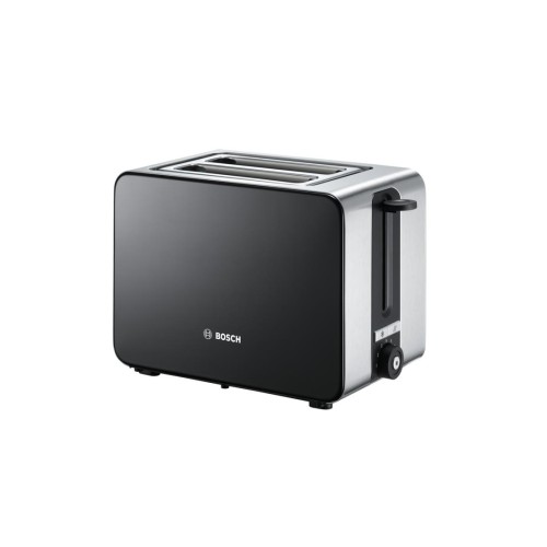 Bosch TAT7203 toster 2 kaw. 1050 W Czarny, Stal nierdzewna - 2691699