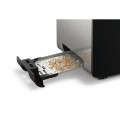 Bosch TAT7203 toster 2 kaw. 1050 W Czarny, Stal nierdzewna - 713284