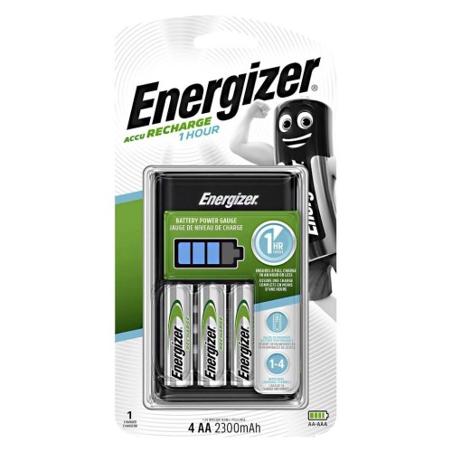 Ładowarka akumulatorków Ni-MH Energizer 1 hour + 4 x R6/AA 2300 mAh - 2691924