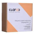 CLAROC KABEL DisplayPort 1.4 AOC, 8K, 10 m, CLAROC-DP-14-10M - 1038292