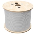 Q-LANTEC Kabel U/UTP kat.6, sieciowy, skrętka, LSOH, B2ca 4PR, 1Gb/s (10Gb/s do 55m), szary, 500m (KIU6LSOH500BQ) - 2665259