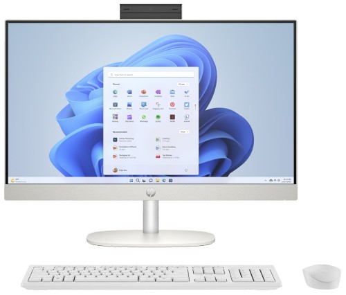 HP AiO 24-cr0312nw Ryzen 5 7520 23.8" FHD IPS 250nits AG 16GB DDR5 SSD512 Radeon 610M Cam720p kB+Mouse Win11 Shell White 2Y - 2692404