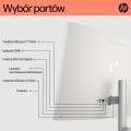 HP AiO 24-cr0312nw Ryzen 5 7520 23.8" FHD IPS 250nits AG 16GB DDR5 SSD512 Radeon 610M Cam720p kB+Mouse Win11 Shell White 2Y - 2481194