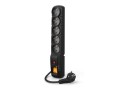 ACAR F5 Czarny 5 x gniazdo sieciowe 230 V 1,5 m - 2692512