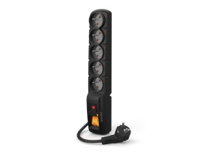 Listwa zasilająca Acar F5 (1,5m ; czarny)