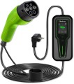 Qoltec Mobilna ładowarka do samochodu elektrycznego EV z regulacją 2w1 Typ2 3.5kW 230V LCD SCHUKO Przenośna Wallbox 5m - 2692524