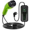 Qoltec Mobilna ładowarka do samochodu elektrycznego EV z regulacją 2w1 Typ2 3.5kW 230V LCD SCHUKO Przenośna Wallbox 5m - 2648479