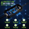 Qoltec Mobilna ładowarka do samochodu elektrycznego EV z regulacją 2w1 Typ2 7kW CEE 32A/5 PIN 230V LCD Przenośna Wallbox 5m - 2613806
