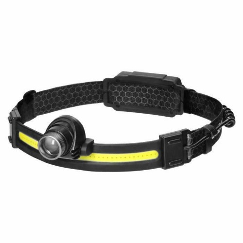 ORNO LATARKA CZOŁOWA LED COB 3W + LED CREE 10W AKUM. 1200mAh  ... - 2693491
