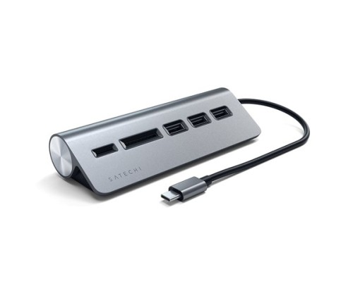 HUB USB Satechi 1x SD 1x Micro SD + 3x USB-A 3.0 - 2693538