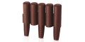 PALISADA OGRODOWA PROSPERPLAST IPAL5-R222 BRĄZ - 2693742