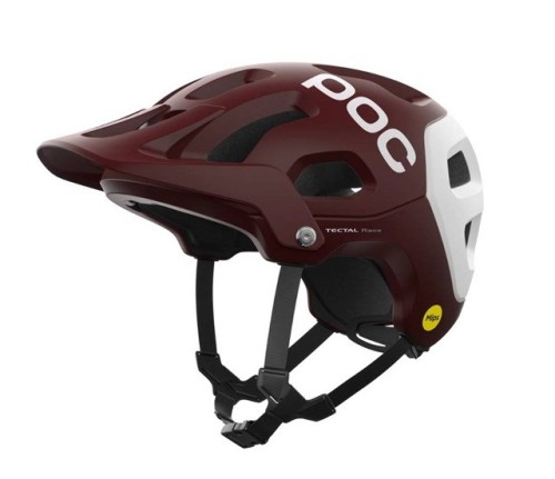Kask rowerowy POC TECTAL RACE MIPS bordowo-biały M - 2653684
