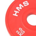 Talerz olimpijski Bumper 2x2.5kg Czerwony HMS CBRS25 - 2672768