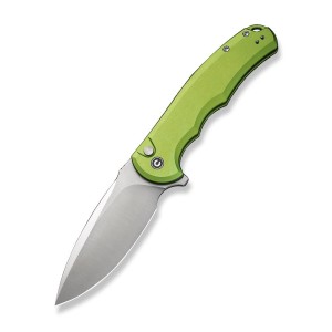 Nóż CIVIVI Button Lock Praxis Aluminium Zielony