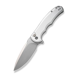 Nóż CIVIVI Button Lock Praxis Aluminum Silver