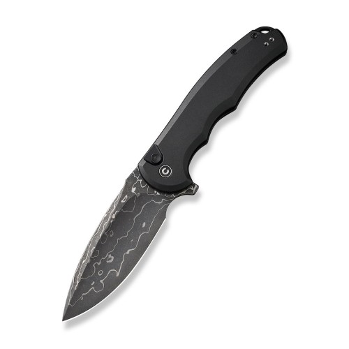 Nóż CIVIVI Button Lock Praxis Alu Black Damast - 2693946