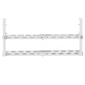 MACLEAN ORGANIZER PODBIURKOWY NA KABLE, MAX. OBCIĄŻENIE 5KG, MAX. 728MM, 2 POZIOMY, BIAŁY MC-102 W - 2694303