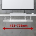 MACLEAN ORGANIZER PODBIURKOWY NA KABLE, MAX. OBCIĄŻENIE 5KG, MAX. 728MM, BIAŁY MC-103 W - 2694312