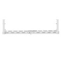 MACLEAN ORGANIZER PODBIURKOWY NA KABLE, MAX. OBCIĄŻENIE 5KG, MAX. 728MM, BIAŁY MC-103 W - 2694306