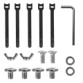 MACLEAN ORGANIZER PODBIURKOWY NA KABLE, MAX. OBCIĄŻENIE 5KG, MAX. 728MM, BIAŁY MC-103 W - 2694308