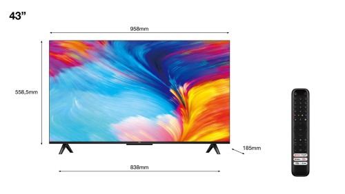 Telewizor 43" TCL 43P635 (WYPRZEDAŻ) - 2675863