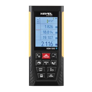 Dalmierz laserowy Nivel System 50m wiązka zielona, Bluetooth