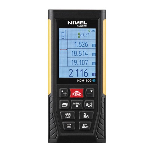 Dalmierz laserowy Nivel System 50m wiązka zielona, Bluetooth - 2694576