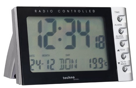 Technoline WT 188 budzik Cyfrowy budzik Czarny, Srebrny - 2694598