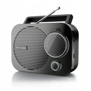Przenośne Radio Muse M-050 R, Czarny