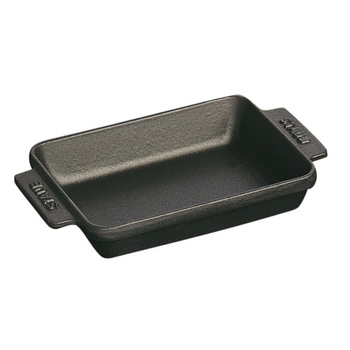 STAUB Prostokątna mini forma do pieczenia 250 ml, czarny - 2626252
