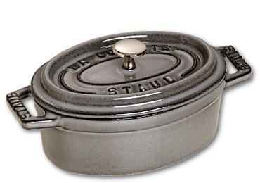 Mini garnek żeliwny owalny Staub - 250 ml, Grafitowy - 2626423