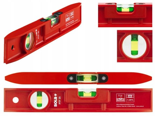 SOLA POZIOM. PLASTIKOWA 25cm  PTF 25 - 2676145