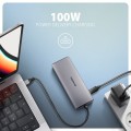 Axagon HMC-6G2L stacja dokująca Przewodowa USB 3.2 Gen 2 (3.1 Gen 2) Type-C Aluminium - 2587769