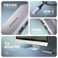 Axagon HMC-6G2L stacja dokująca Przewodowa USB 3.2 Gen 2 (3.1 Gen 2) Type-C Aluminium - 2587767