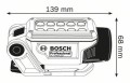 Bosch GLI DeciLED Professional LED Niebieski, Szary - 2670348