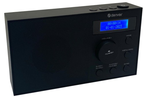 Kompaktowe radio Denver DAB-51B czarne - 2669759