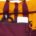 Plecak na laptop 15.6" 25L Rivacase 5321 bordowo-żółty - 2590124