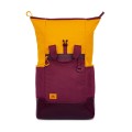 Plecak na laptop 15.6" 25L Rivacase 5321 bordowo-żółty - 2590118