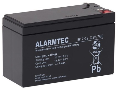Akumulator AGM ALARMTEC serii BP 12V 7Ah - 2676953