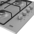 Beko HIBG64120SX płyta kuchenna Stal nierdzewna Wbudowany 60 cm Gaz 4 stref(y) - 2691481