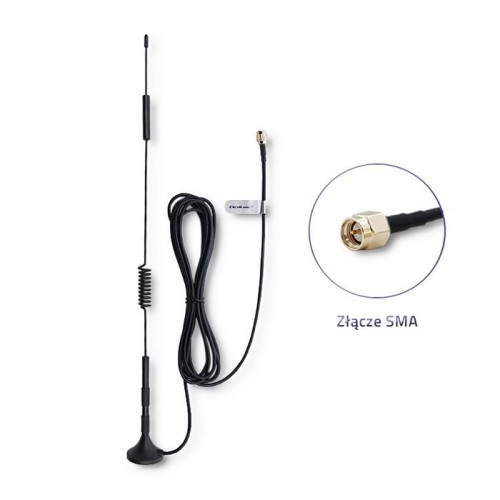 Antena 4G LTE Qoltec dookólna | 7dBi | wewnętrzno-zewnętrzna - 1395310
