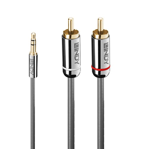 Lindy 35336 kabel audio 5 m 3.5mm 2 x RCA Antracyt - 2669246