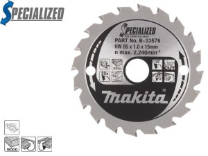 MAKITA PIŁA TARCZOWA   85x15x20z SPECJALIZED DREWNO